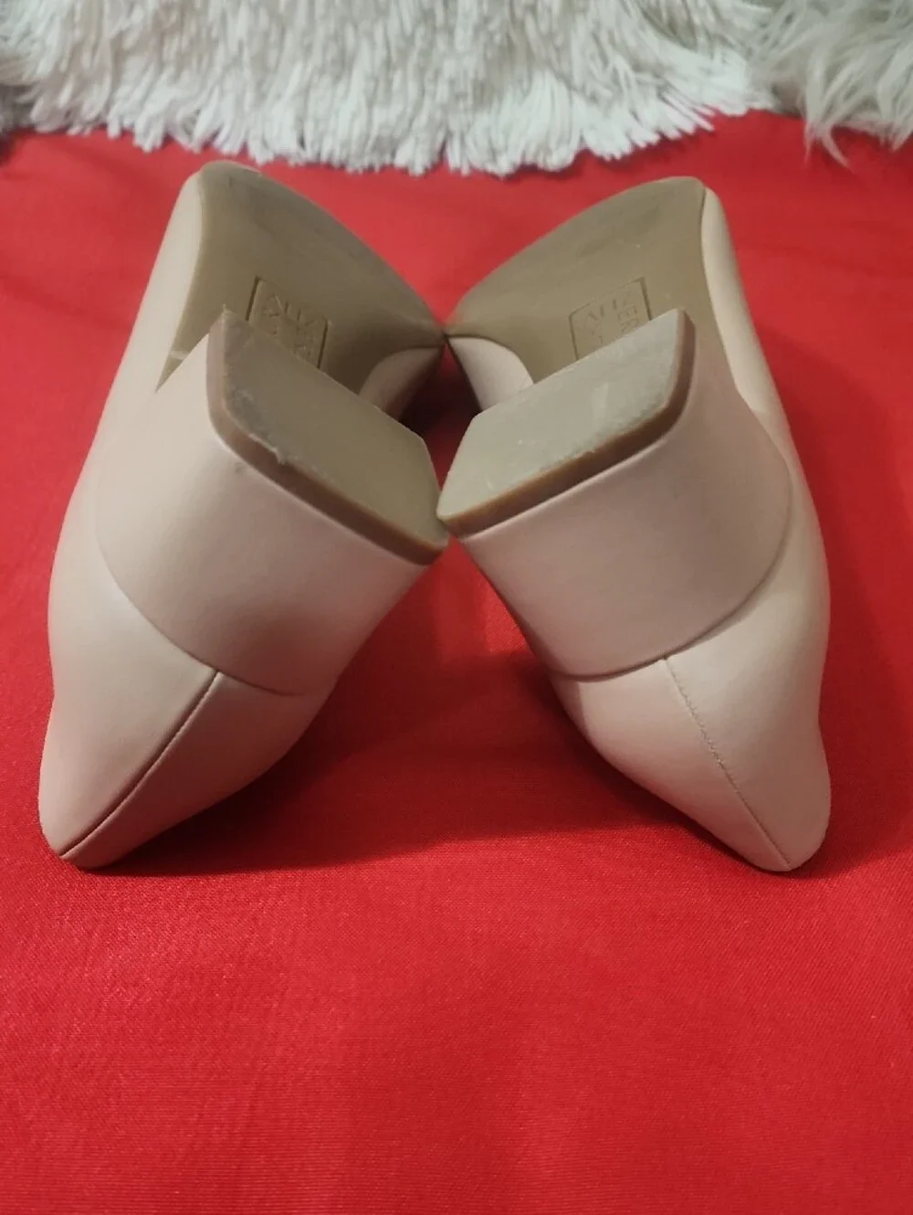 Naturalazer Women's Huntley Square Toe Block Blush Nude